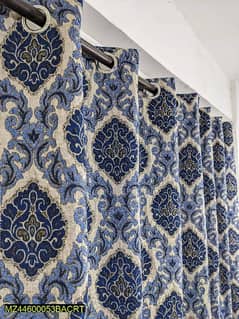 1 Pc Velvet Jacquard Printed Curtains . . . . Cash on Delivery 0
