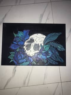 Skull Painting handmade made by hand