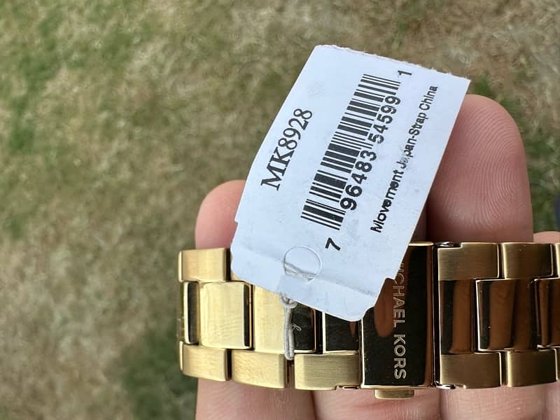 Micheal Kors Gold Plated Mens Watch 3