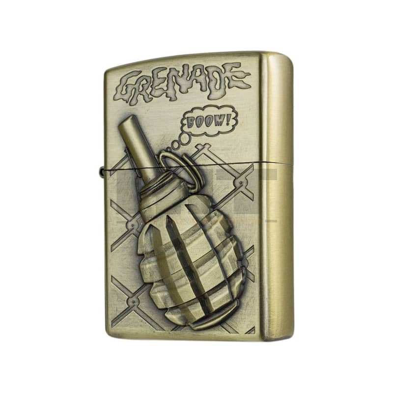 Lighter Zippoo Windproof Brushed Brass Lighter All Variety Available 9