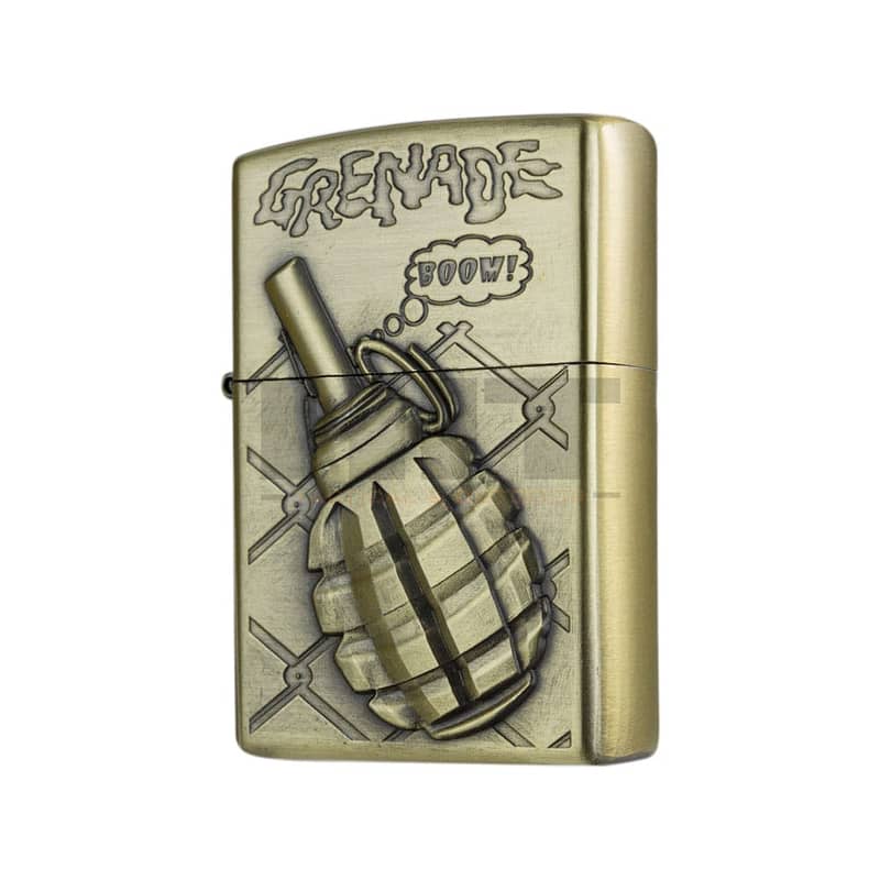 Lighter Zippo Windproof Brushed Brass Lighter All Variety Available 9