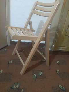 very solid wooden chairs