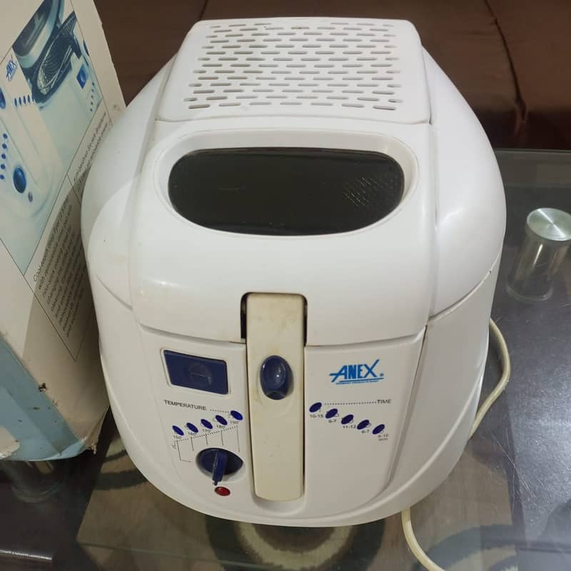 Anex Deluxe Deep Fryer AG-2012 – White 0
