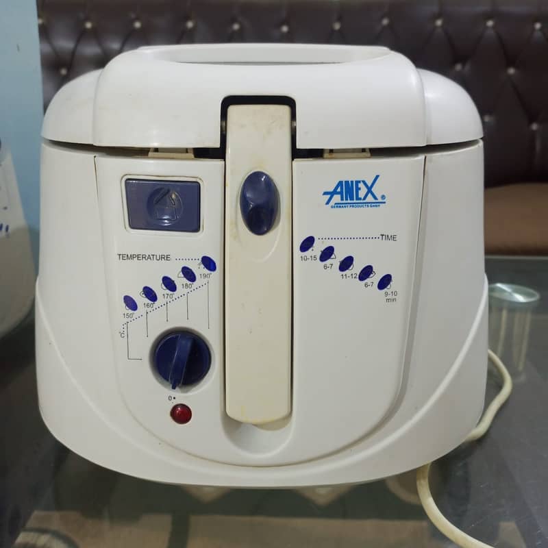 Anex Deluxe Deep Fryer AG-2012 – White 1