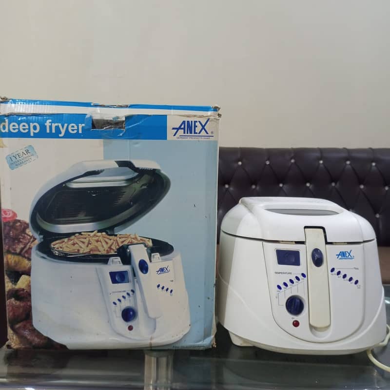 Anex Deluxe Deep Fryer AG-2012 – White 2