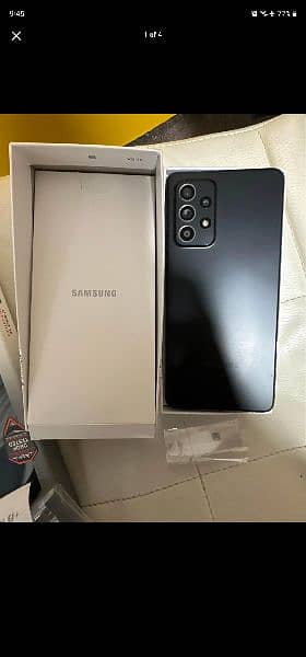 Samsung Galaxy A52 With Box Dual Sim PTA 8/128 original 10/10. 10