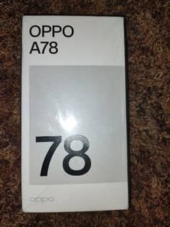 OPPO A78 with gift 0