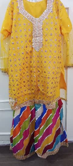 15 years girl mehndi dress