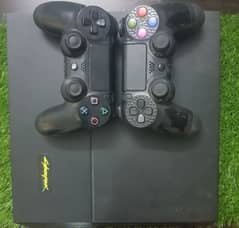 PS4 with 2 controller FIFA 23, Cricket 22