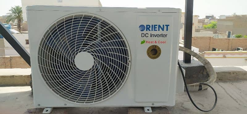 Orient 1.5 ton DC inverter  ac Heat & Cool fully new  1 month used 3