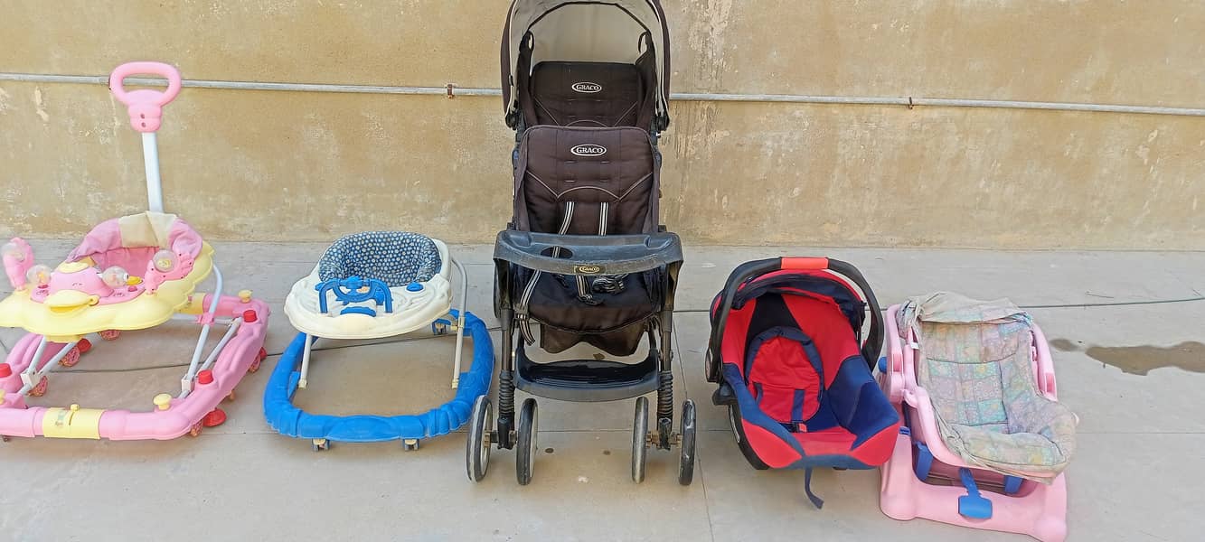 Twin baby stroller imported 2