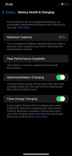 Iphone Xr Non Pta Jv Battery Health 87% 6