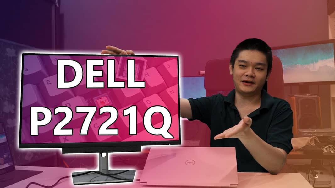 27 Inch 4k Dell P2722Q USB-C 10 Bit Colors sRGB 100% Adobe 75% Monitor 0