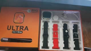 smart watch ultra brand new  with 4 straps