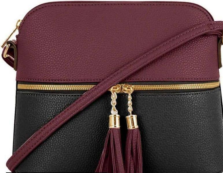 Women's Leather Plain Shoulder Bag Pack of 3 8