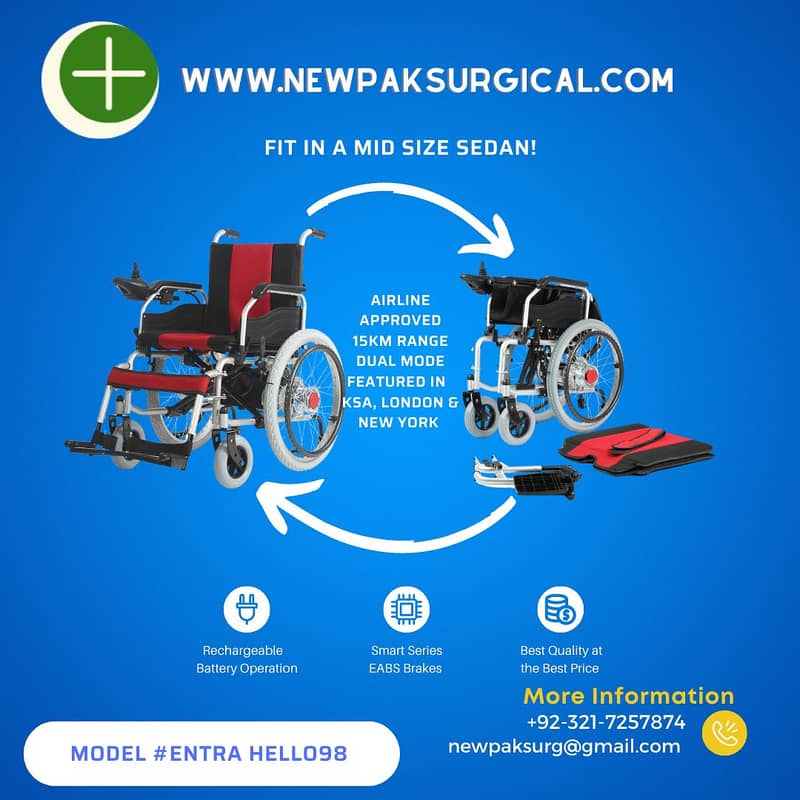 Electric wheel chair/patient wheel chair/imported wheel chair/hello 98 11