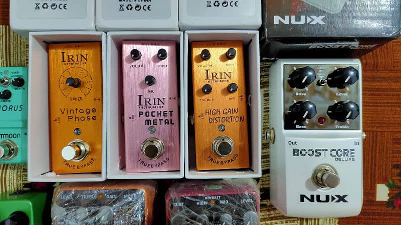 Different Guitar Effect Pedals 1