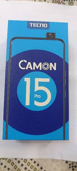 Tecno Camon 15 Pro 6+128 GB,  10/10 with box, charger 25000 9