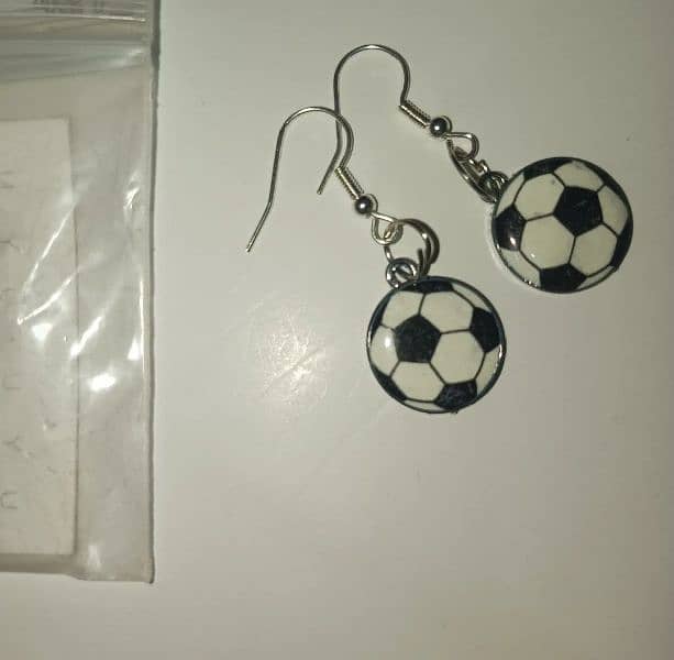 football earrings 0