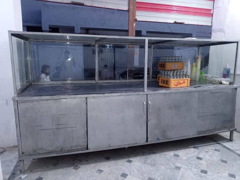 Display counter (stainless steel) 7