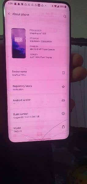 oneplus 7 pro front back break battery timing very good 1