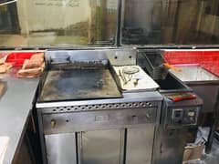 Hot plate with grill