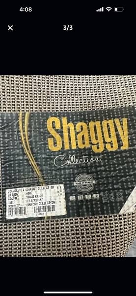 Turkish shaggy rug 2