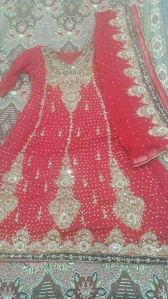 2 Piece Red Maxi Dress for Bridal Brand New 0
