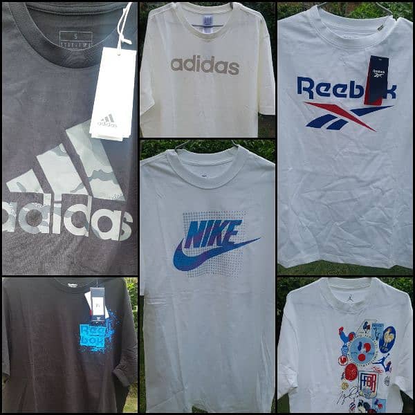 100% Original Adidas,Reebok and Nike Tees 0