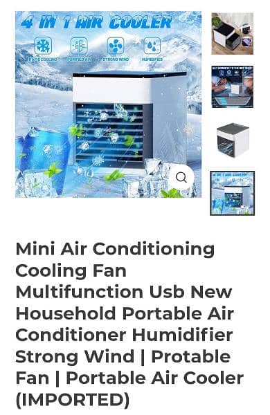 Mini Air conditioning cooling fan 3