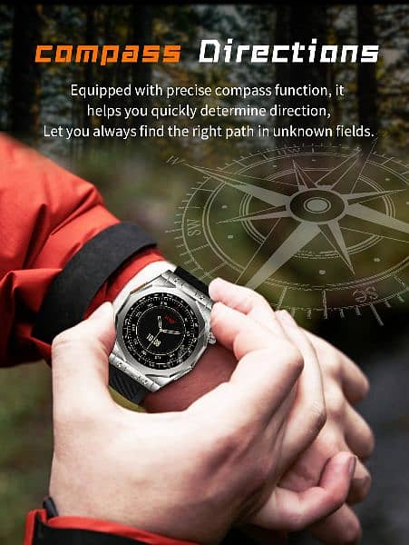 2023 New Z83 MAX Smart Watch Round Outdoor  NFC Compass Smartwatch 4