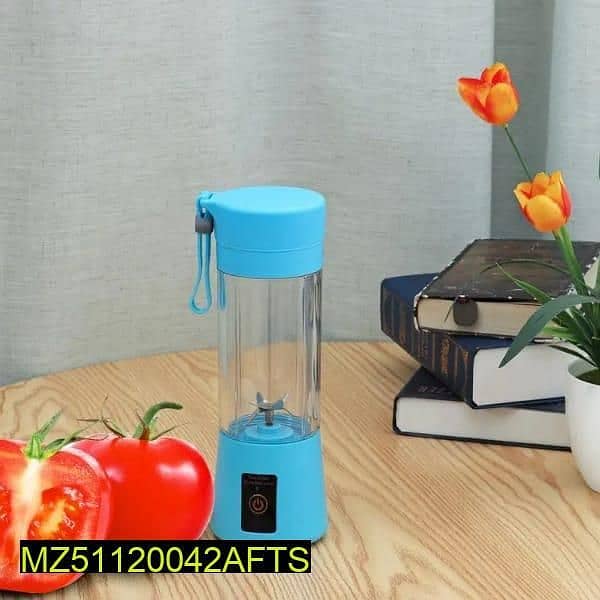 USB chargeable juicer,Blender with 6blades and 380ml 2