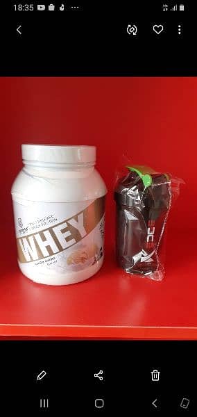 Nutrition fuel offers 100%orignal Swedish whey protein with shaker 1