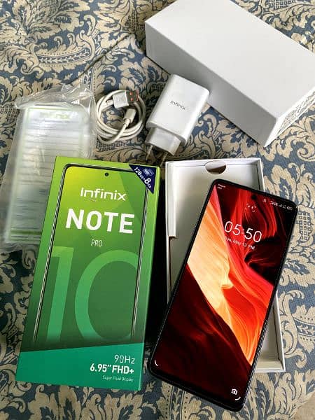 Infinix Note 10 Pro (8gb 128gb) Complete Box 1