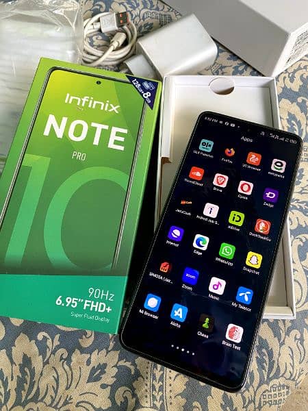 Infinix Note 10 Pro (8gb 128gb) Complete Box 9