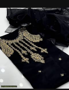 un stitched hand embroidery suits