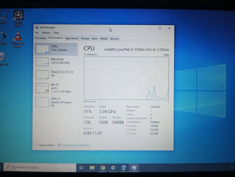 Dell i7 7th Generation best battery time 10
