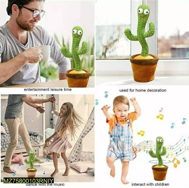 Cactus speaking toy rechargeable 1
