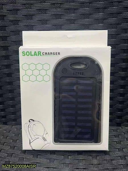 5000mah Solar Rechargeable Power Bank with delivery all over Pakistan 3