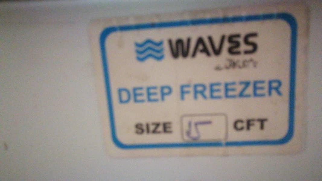 Waves Deep Freezer purchased April 2022 , single door. 315 0