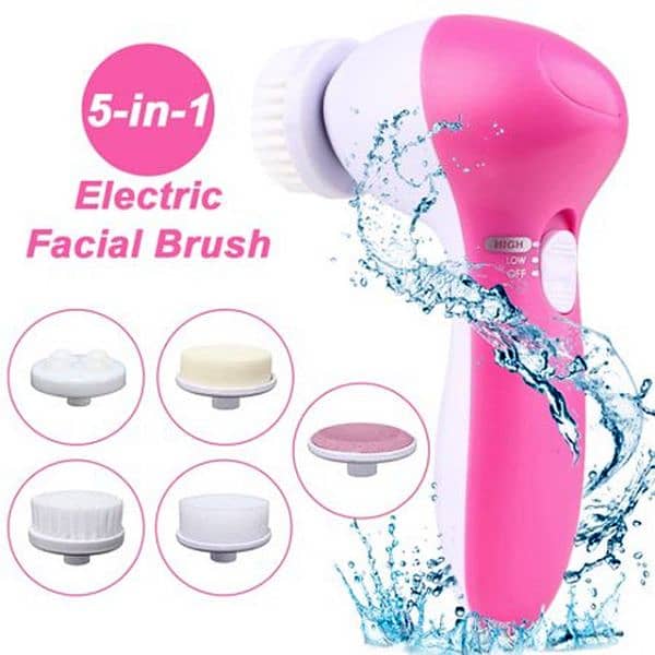 5 in 1 Electric Facial Cleanser and Massager 0