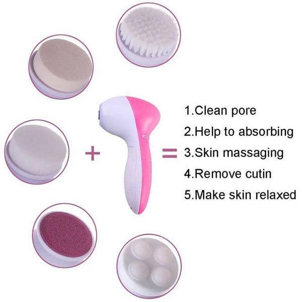 5 in 1 Electric Facial Cleanser and Massager 1