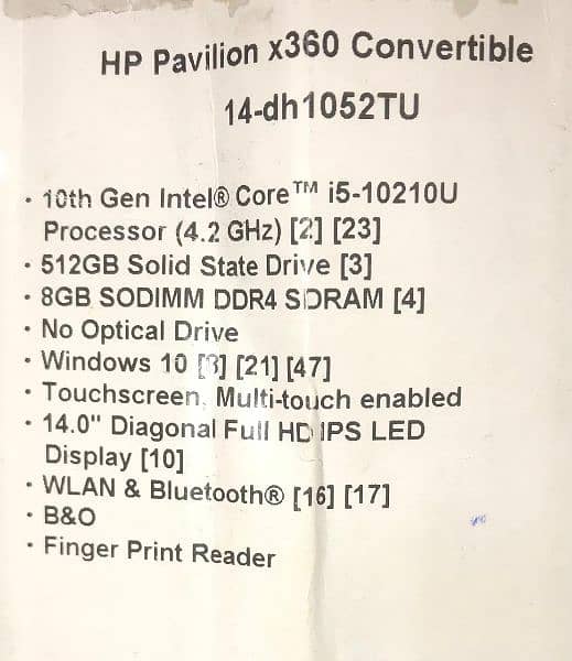 HP Pavilion x360 Convertible 14-dh 1052TU 5