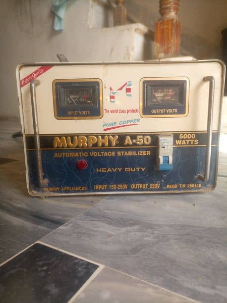 MURPHY A-50, 5000 Watts Stablizer 0