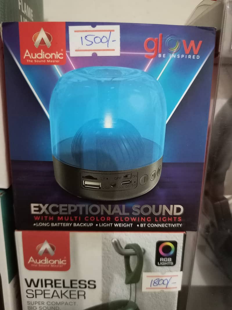 Wireless (bluetooth) and Wired Speaker Variety available 1