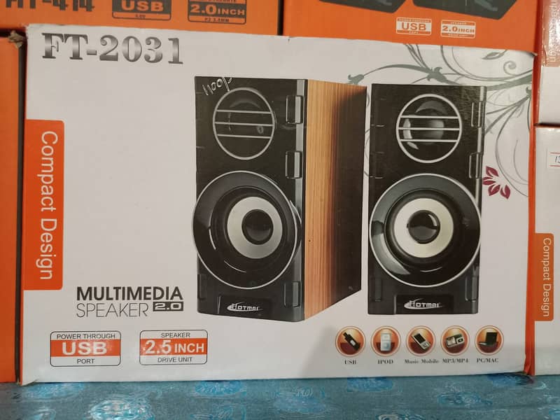 Wireless (bluetooth) and Wired Speaker Variety available 8