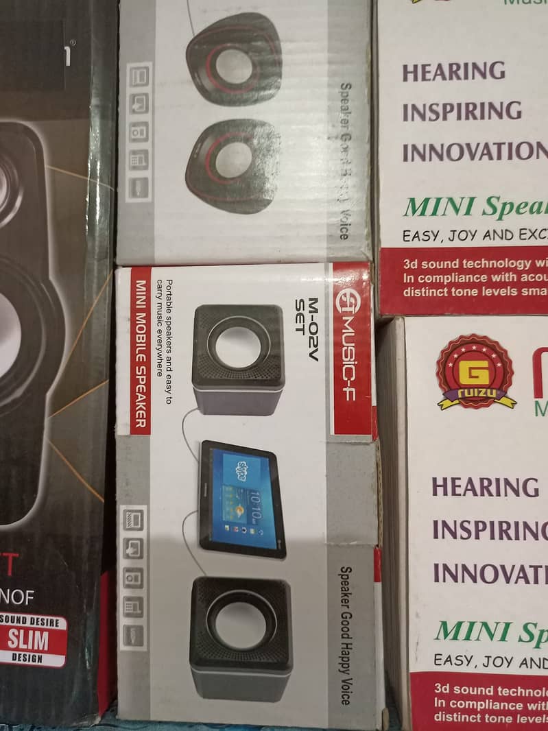 Wireless (bluetooth) and Wired Speaker Variety available 19