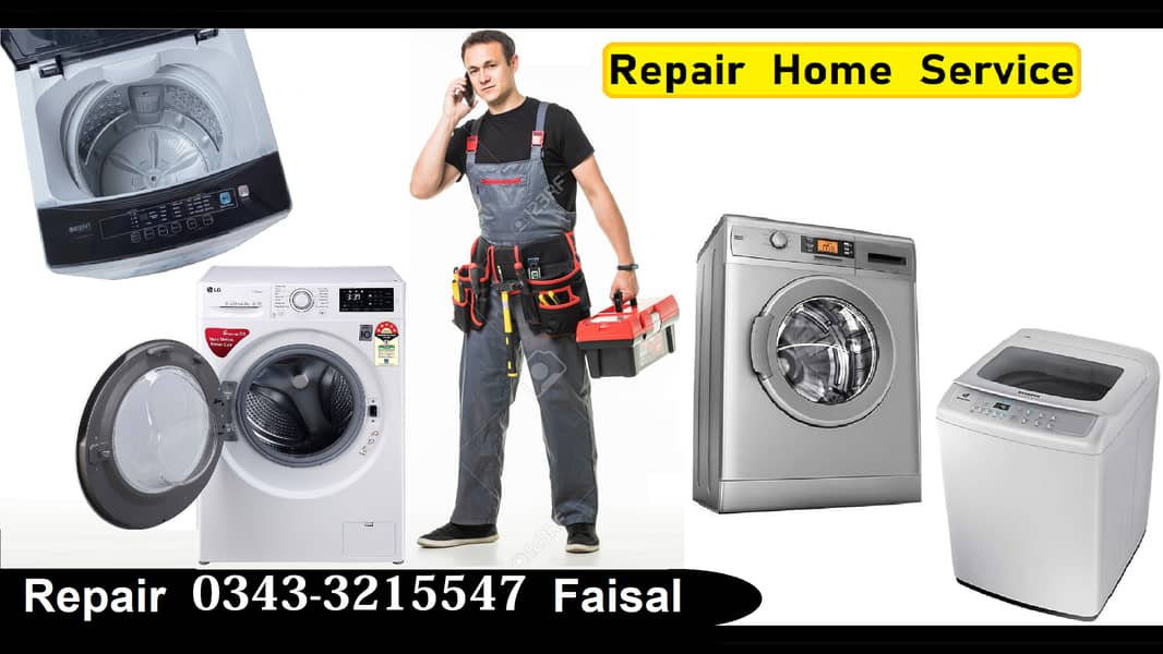 Automatic washing machine Repairing Services in Karachi also Fridge AC 0