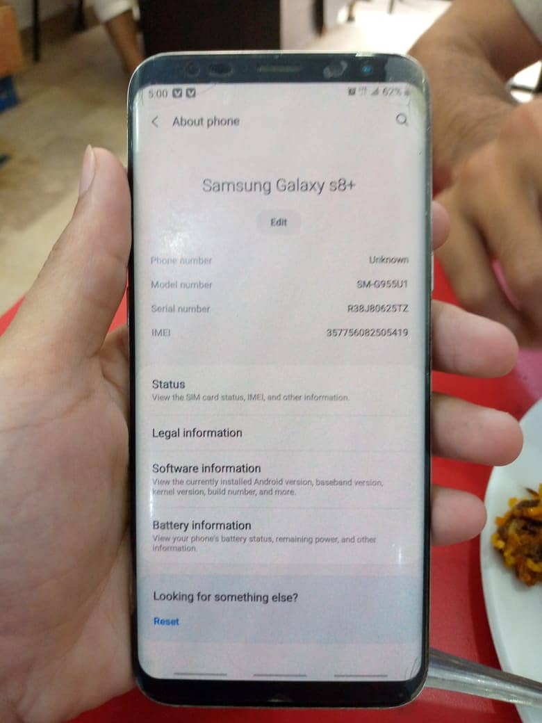 Samsung Galaxy S8+ 7