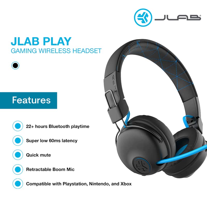 J Lab Wireless Headphone Gaming -Calling -Conference- 28 Hours Battery 11